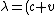 \lambda = (c+v)\gamma\lambda_0/c
